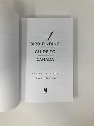 A Bird-Finding Guide to Canada