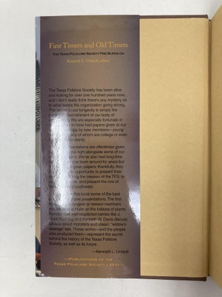 First Timers and Old Timers (Volume 68) (Publications of the Texas Folklore Society)