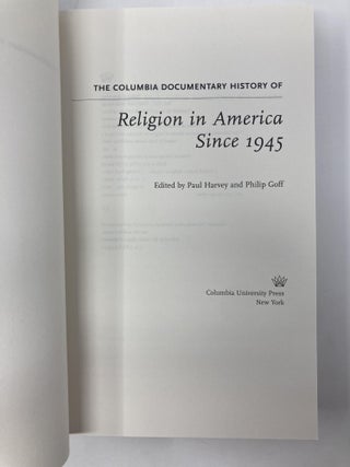 The Columbia Documentary History of Religion in America Since 1945