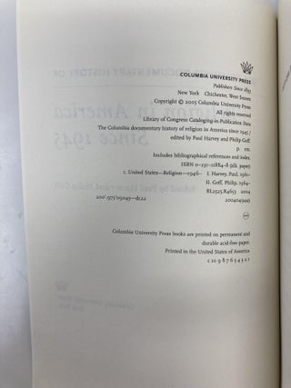 The Columbia Documentary History of Religion in America Since 1945