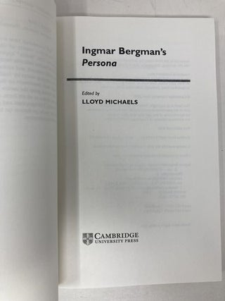 Ingmar Bergman's Persona (Cambridge Film Handbooks)