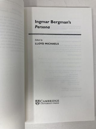 Ingmar Bergman's Persona (Cambridge Film Handbooks)