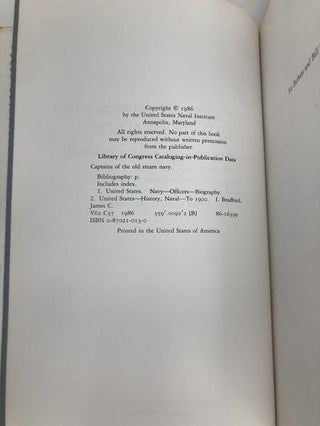 Captains of the Old Steam Navy: Makers of the American Tradition, 1840-1880