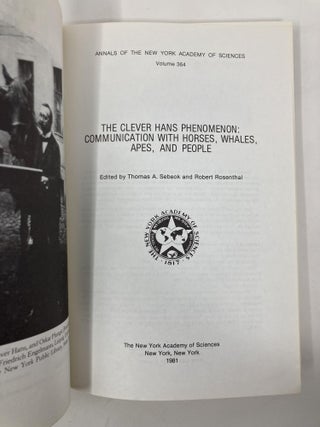 Clever Hans Phenomenon: Communication With Horses, Whales, and People