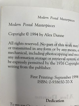 Modern Postal Masterpieces