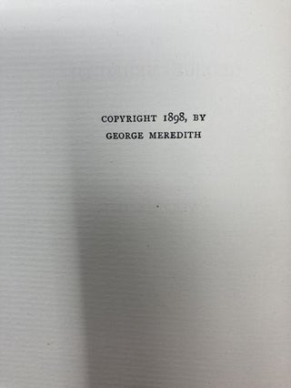 Poems of George Meredith (2 Volumes)