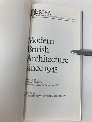 Modern British Architecture Since 1945