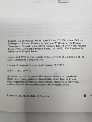 The Shakespeare Plays: A Study Guide for the Second Season