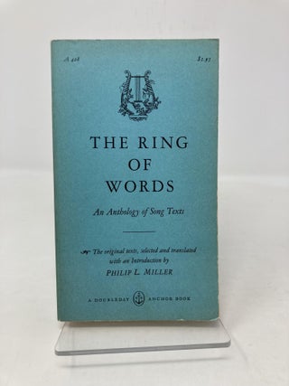 Item #186713 The Ring of Words. Philip L. Miller
