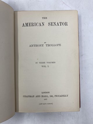 The American Senator (3 Volumes)