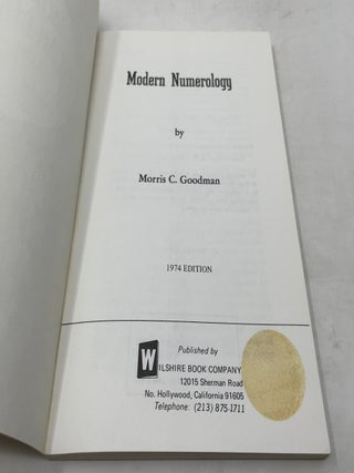 Modern Numerology