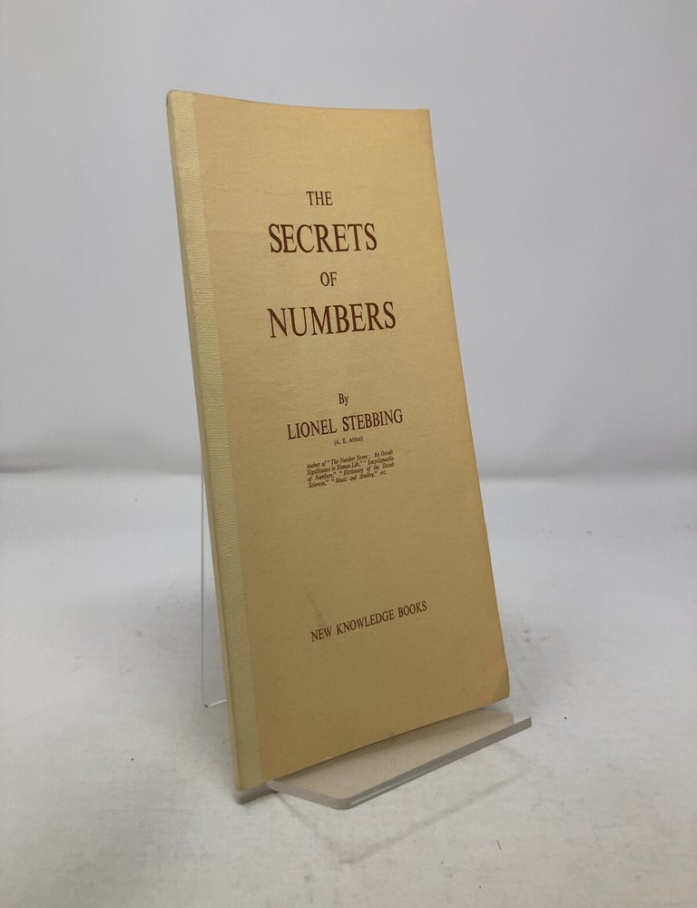 Item #313443 The Secrets of Numbers. Lionel Stebbing.