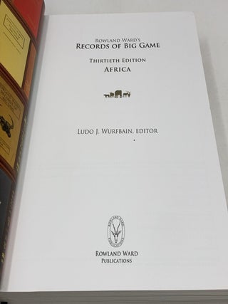 Rowland Ward's Records of Big Game