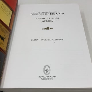 Rowland Ward's Records of Big Game