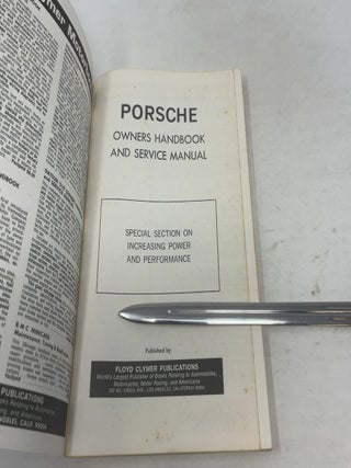 Porsche: Owners Handbook and Service Manual