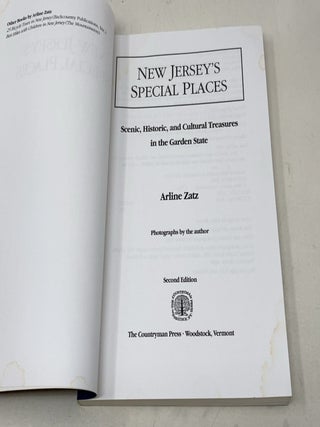 New Jersey's Special Places: Scenic, Historic and Cultural Treasures in the Garden State