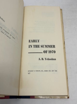 Early in the Summer of 1970