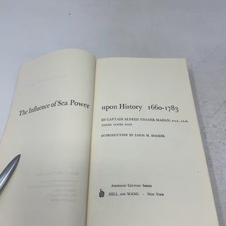 Influence of Seapower upon History