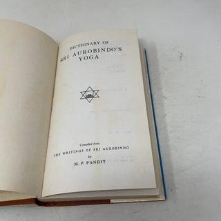 Dictionary of Sri Aurobindo's Yoga