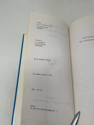 Dictionary of Sri Aurobindo's Yoga