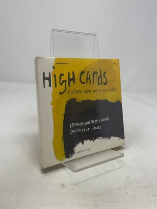 Item #352659 High Cards: Picture Poem Poster Post Cards. Bernard Gunther