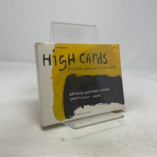 Item #352659 High Cards: Picture Poem Poster Post Cards. Bernard Gunther