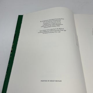 Love's Labour's Lost (The Folio Society Letterpress Shakespeare)