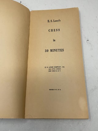 Chess in 30 Minutes
