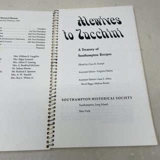 Alewives to Zucchini