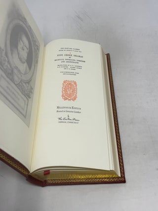 Nine Greek Dramas (Easton Press Harvard Classics Eliot Edition Deluxe Fine Leather Binding Millennium Edition)