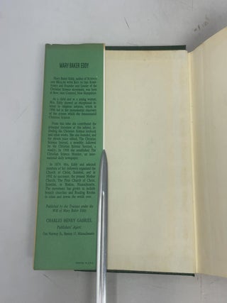 A Complete Concordance to the Writings of Mary Baker Eddy