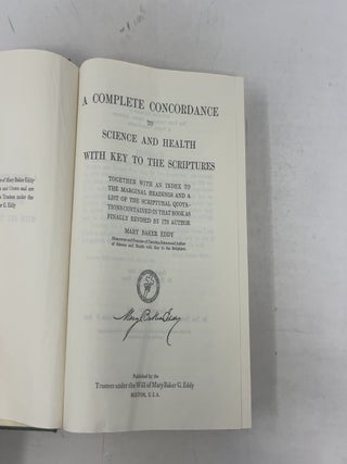 A Complete Concordance to the Writings of Mary Baker Eddy
