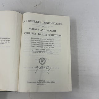 A Complete Concordance to the Writings of Mary Baker Eddy