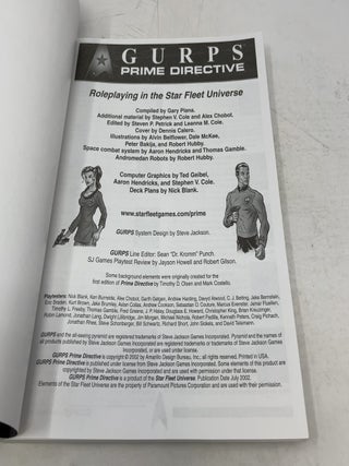 GURPS Prime Directive Core Rulebook