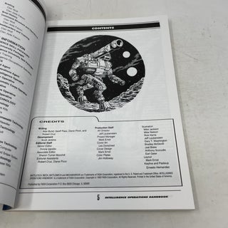 Intelligence Operations Handbook (Battletech)
