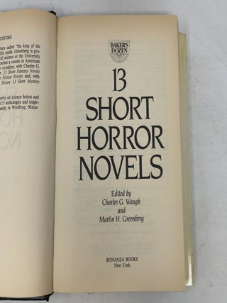 13 Short Horror Novels