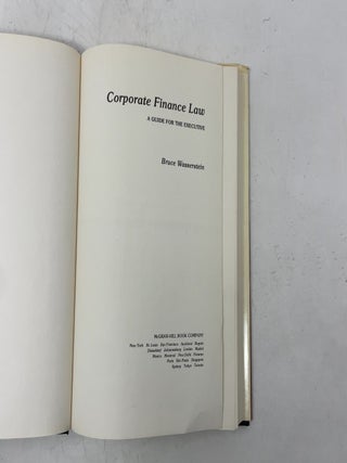 Corporate Finance Law: A Guide for the Executive