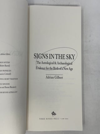 Signs in the Sky: The Astrological & Archaeological Evidence for the Birth of a New Age