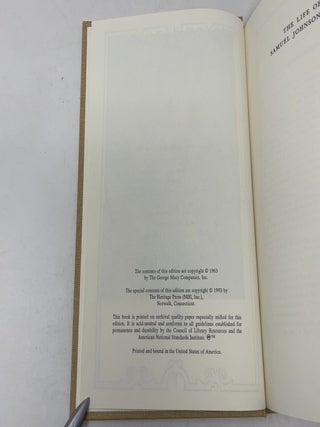 The Life of Samuel Johnson, LL.D.: Volume II