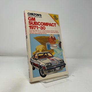 Item #428313 GM Subcompact 1971-80. Chilton Book Company