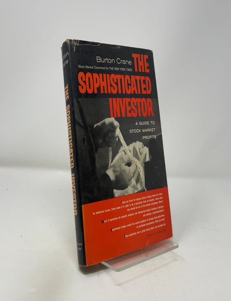 Item #429554 The Sophisticated Investor. Burton Crane.