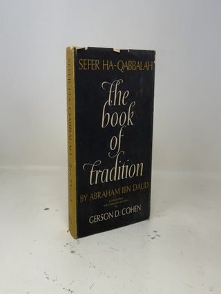 Item #439917 Sefer Ha-Qabbalah The Book of Tradition. Abraham Ibn Daud