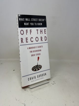 Item #443946 Off the Record. Craig Gordon