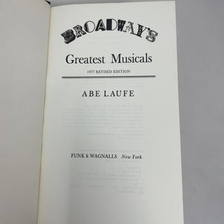 Broadway's Greatest Musicals