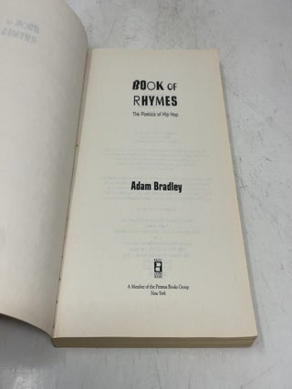Book of Rhymes: The Poetics of Hip Hop