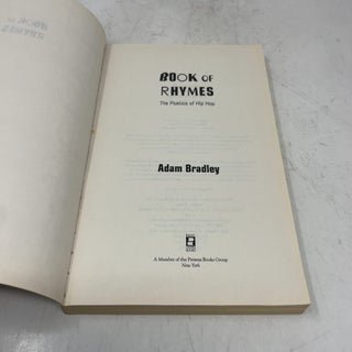 Book of Rhymes: The Poetics of Hip Hop