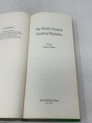The World's Greatest Unsolved Mysteries