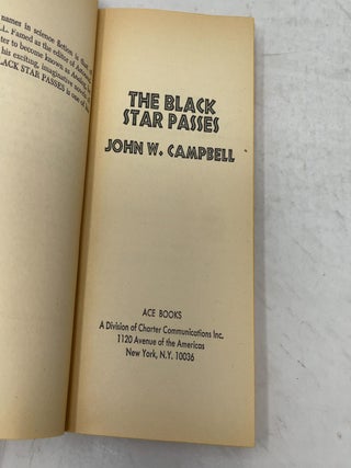 The Black Star Passes
