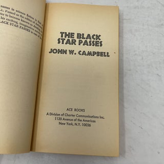 The Black Star Passes