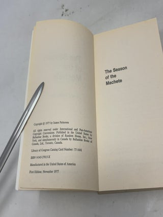 The season of the machete